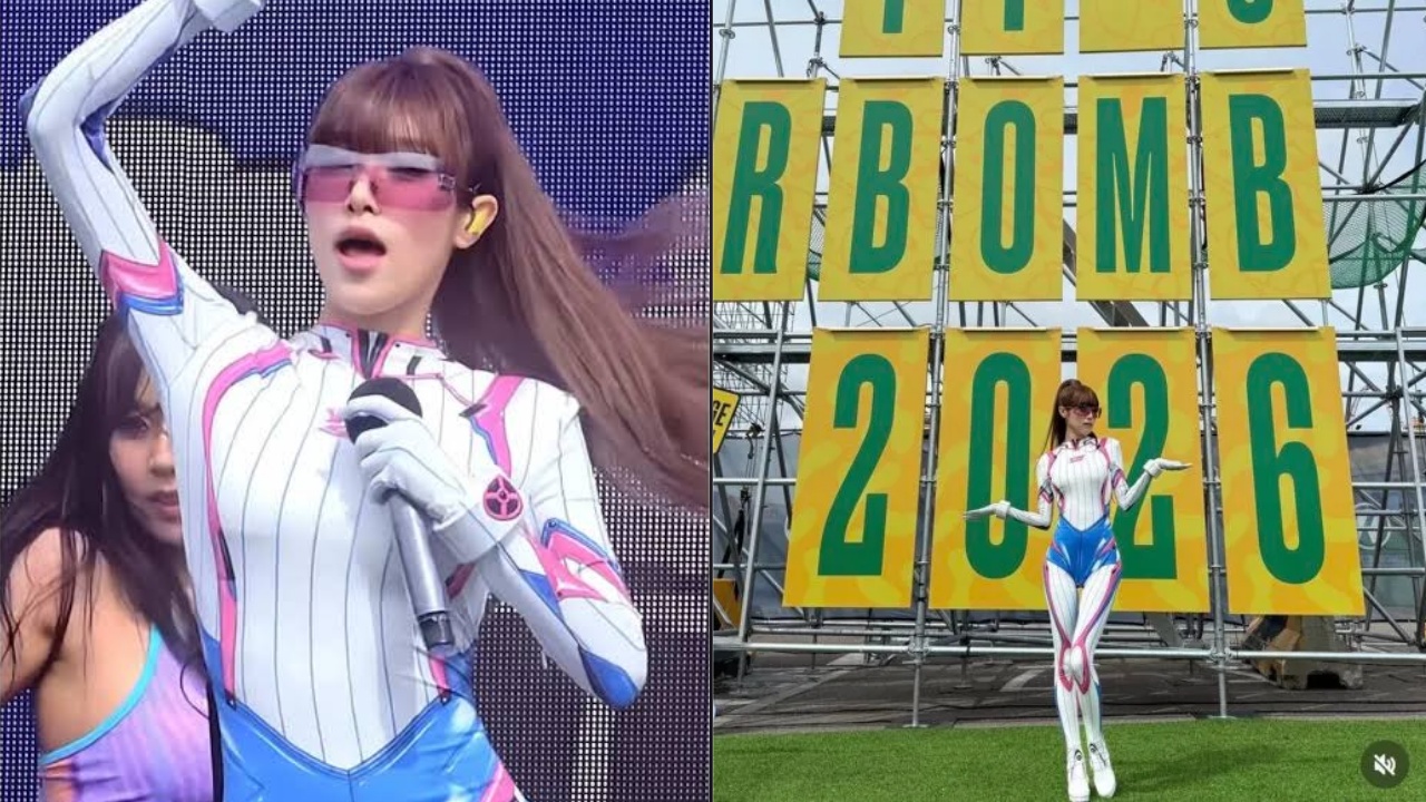 Choi Ye-na Tampil Beda di Waterbomb